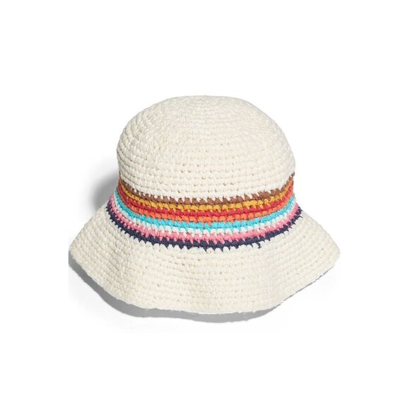 NWT Marine Layer Crochet Bucket Hat in Multi Stripe MSRP$75 - Picture 3 of 15